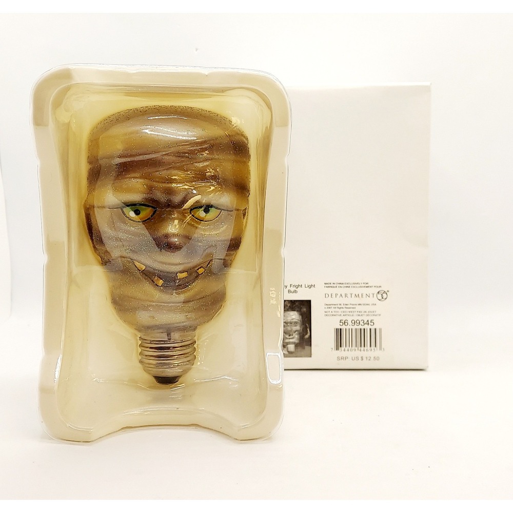 2007 Department 56 Fright Light Mummy Bulb